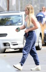 HILARY DUFF Out and About in Los Angeles 06/22/2022