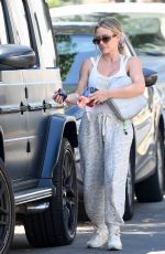HILARY DUFF Out in Los Angeles 06/21/2022