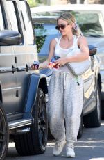 HILARY DUFF Out in Los Angeles 06/21/2022