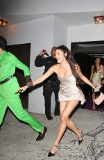 HOLLY SCARFONE Leaves Stassie Karanikolaou and Zack Bia’s Joint Birthday Party in Los Angeles 06/09/2025