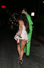 HOLLY SCARFONE Leaves Stassie Karanikolaou and Zack Bia’s Joint Birthday Party in Los Angeles 06/09/2025