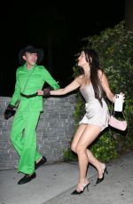 HOLLY SCARFONE Leaves Stassie Karanikolaou and Zack Bia’s Joint Birthday Party in Los Angeles 06/09/2025