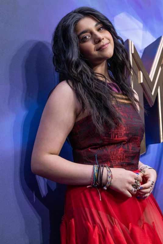 IMAN VELLANI at Ms. Marvel UK Special Screening in London 05/26/2022