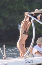 ISABELA MERCED in Bikini on a Boat with Friends in Miami 06/15/2022