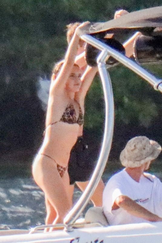 ISABELA MERCED in Bikini on a Boat with Friends in Miami 06/15/2022