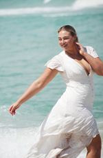 ISKRA LAWRENCE at a Photoshoot on Miami Beach 06/04/2022