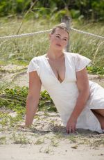 ISKRA LAWRENCE at a Photoshoot on Miami Beach 06/04/2022