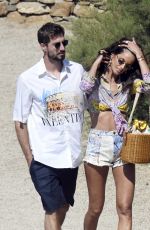 IZABEL GOULART and Kevin Trapp on Vacation in Mykonos 06/29/2022
