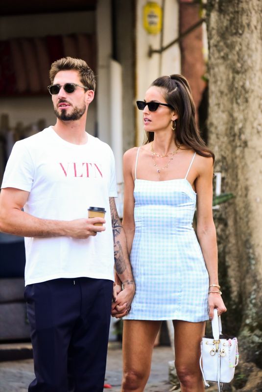 IZABEL GOULART and Kevin Trapp Out in Sao Paulo 06/20/2022