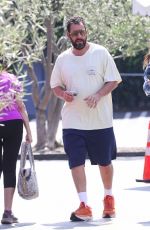 JACKIE and Adam SANDLER Out for Breakfast at Country Mart in Brentwood 06/12/2022