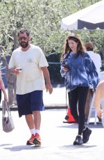 JACKIE and Adam SANDLER Out for Breakfast at Country Mart in Brentwood 06/12/2022