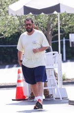 JACKIE and Adam SANDLER Out for Breakfast at Country Mart in Brentwood 06/12/2022