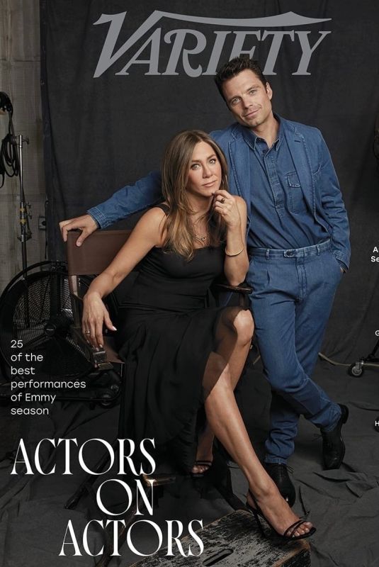 JENNIFER ANISTON and Sebasstian Stan in Variety Magazine Actors on Actors, June 2022
