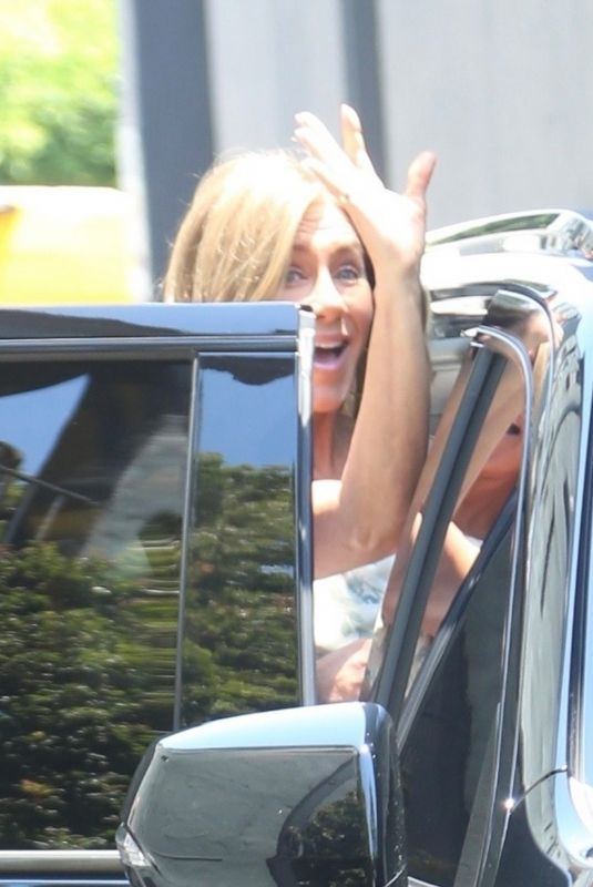 JENNIFER ANISTON Leaves Q&A Session in West Hollywood 06/11/2022