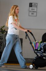 JENNIFER LAWRENCE and Cooke Maroney Leaves Eataly Restaurant with Their Baby in Los Angeles 06/12/2022