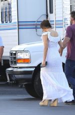 JENNIFER LOPEZ and Ben Affleck Leaves Set of His Untitled Nike Project in Los Angeles 06/17/2022