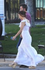 JENNIFER LOPEZ and Ben Affleck Leaves Set of His Untitled Nike Project in Los Angeles 06/17/2022