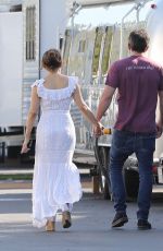 JENNIFER LOPEZ and Ben Affleck Leaves Set of His Untitled Nike Project in Los Angeles 06/17/2022