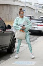 JENNIFER LOPEZ Arrives at Dance Studio in Brentwood 06/04/2022