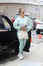 JENNIFER LOPEZ Arrives at Dance Studio in Brentwood 06/04/2022