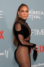 JENNIFER LOPEZ at Halftime Premiere at Tribeca Festival Opening Night in New York 06/08/2022