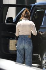 JENNIFER LOPEZ Heading for a Photoshoot in Los Angeles 06/24/2022