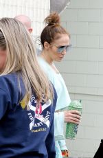 JENNIFER LOPEZ Leaves Dance Studio in Brentwood 06/04/2022