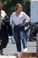 JENNIFER LOPEZ on the Set of New Ben Affleck