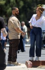 JENNIFER LOPEZ on the Set of New Ben Affleck