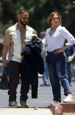 JENNIFER LOPEZ on the Set of New Ben Affleck