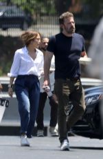 JENNIFER LOPEZ on the Set of New Ben Affleck