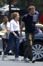 JENNIFER LOPEZ on the Set of New Ben Affleck