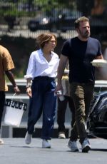 JENNIFER LOPEZ on the Set of New Ben Affleck