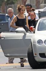 JENNIFER LOPEZ Visits Ben Affleck at a Set of a New Project in Santa Monica 06/22/2022