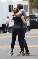 JENNIFER LOPEZ Visits Ben Affleck at a Set of a New Project in Santa Monica 06/22/2022