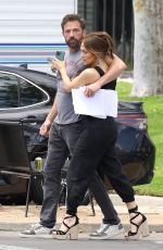 JENNIFER LOPEZ Visits Ben Affleck at a Set of a New Project in Santa Monica 06/22/2022
