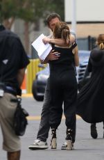 JENNIFER LOPEZ Visits Ben Affleck at a Set of a New Project in Santa Monica 06/22/2022