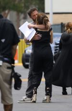 JENNIFER LOPEZ Visits Ben Affleck at a Set of a New Project in Santa Monica 06/22/2022