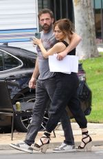 JENNIFER LOPEZ Visits Ben Affleck at a Set of a New Project in Santa Monica 06/22/2022