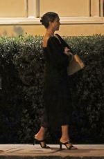 JESSICA ALBA Leaves A.O.C. Restaurant with a Friends in Los Angeles 06/20/2022