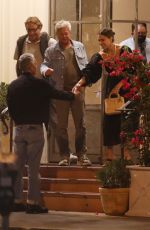 JESSICA ALBA Leaves A.O.C. Restaurant with a Friends in Los Angeles 06/20/2022