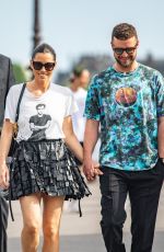 JESSICA BIEL and Justin Timberlake Out in Paris 06/22/2022