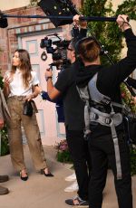 JESSICA BIEL on the Set of a Dior Commercial in Paris 06/25/2022