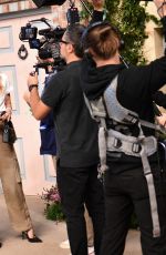 JESSICA BIEL on the Set of a Dior Commercial in Paris 06/25/2022