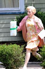 JESSICA CHASTAIN on the Set of Mother