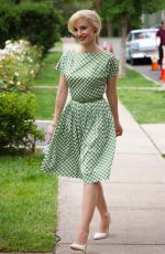 JESSICA CHASTAIN on the Set of Mother