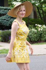 JESSICA CHASTAIN on the Set of Mother