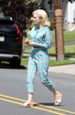 JESSICA CHASTAIN on the Set of Mother