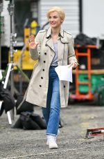 JESSICA CHASTAIN on the Set of Mother