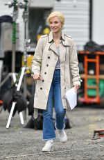 JESSICA CHASTAIN on the Set of Mother